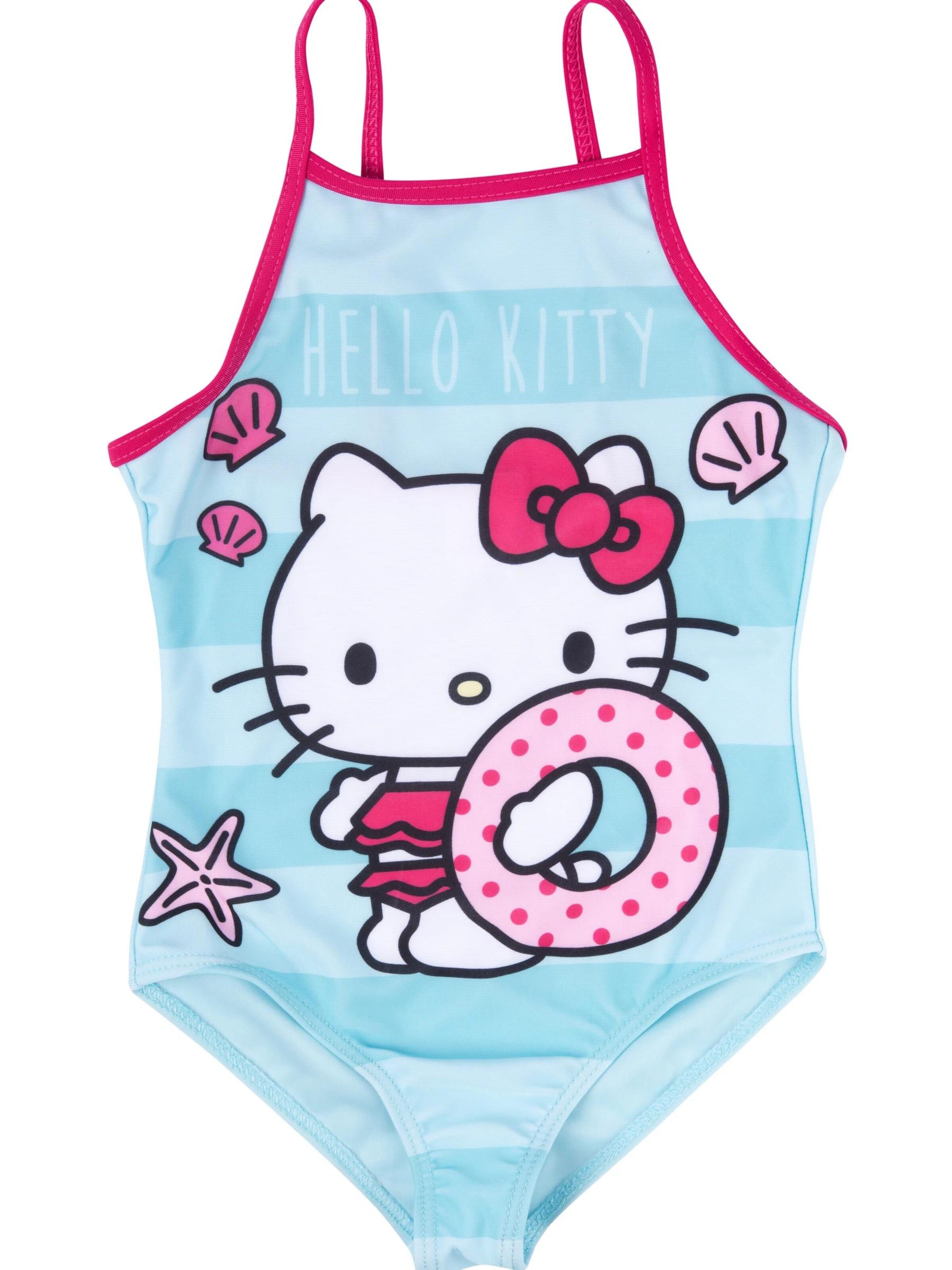 HELLO KITTY Swimsuit 'Summer Love' in Blue: front