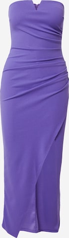 WAL G. - Vestido 'GINA' em roxo: frente