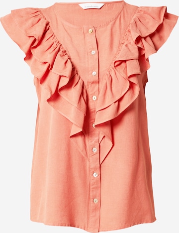 LA STRADA UNICA Blouse 'RENZO' in Roze: voorkant