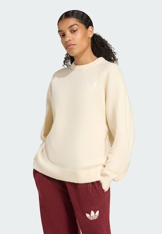 Pull-over 'Athletic Dept' ADIDAS ORIGINALS en blanc : devant