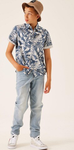 GARCIA Regular fit Button up shirt in Blue