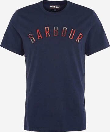 Barbour Shirt 'Ancroft' in Blauw: voorkant