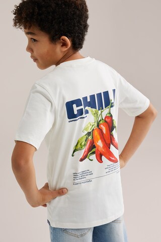 T-Shirt WE Fashion en blanc
