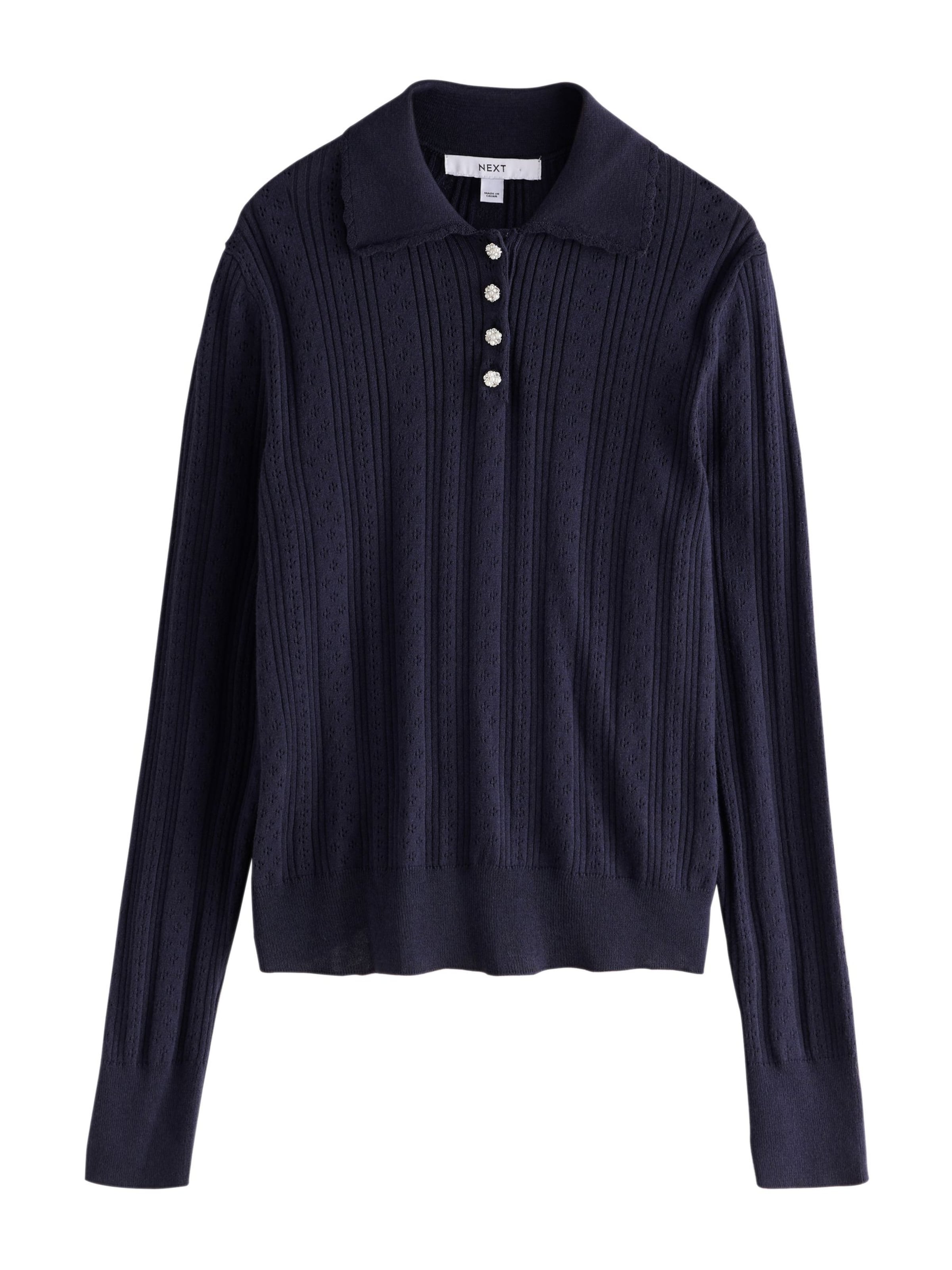Next Sweater in Blue: front