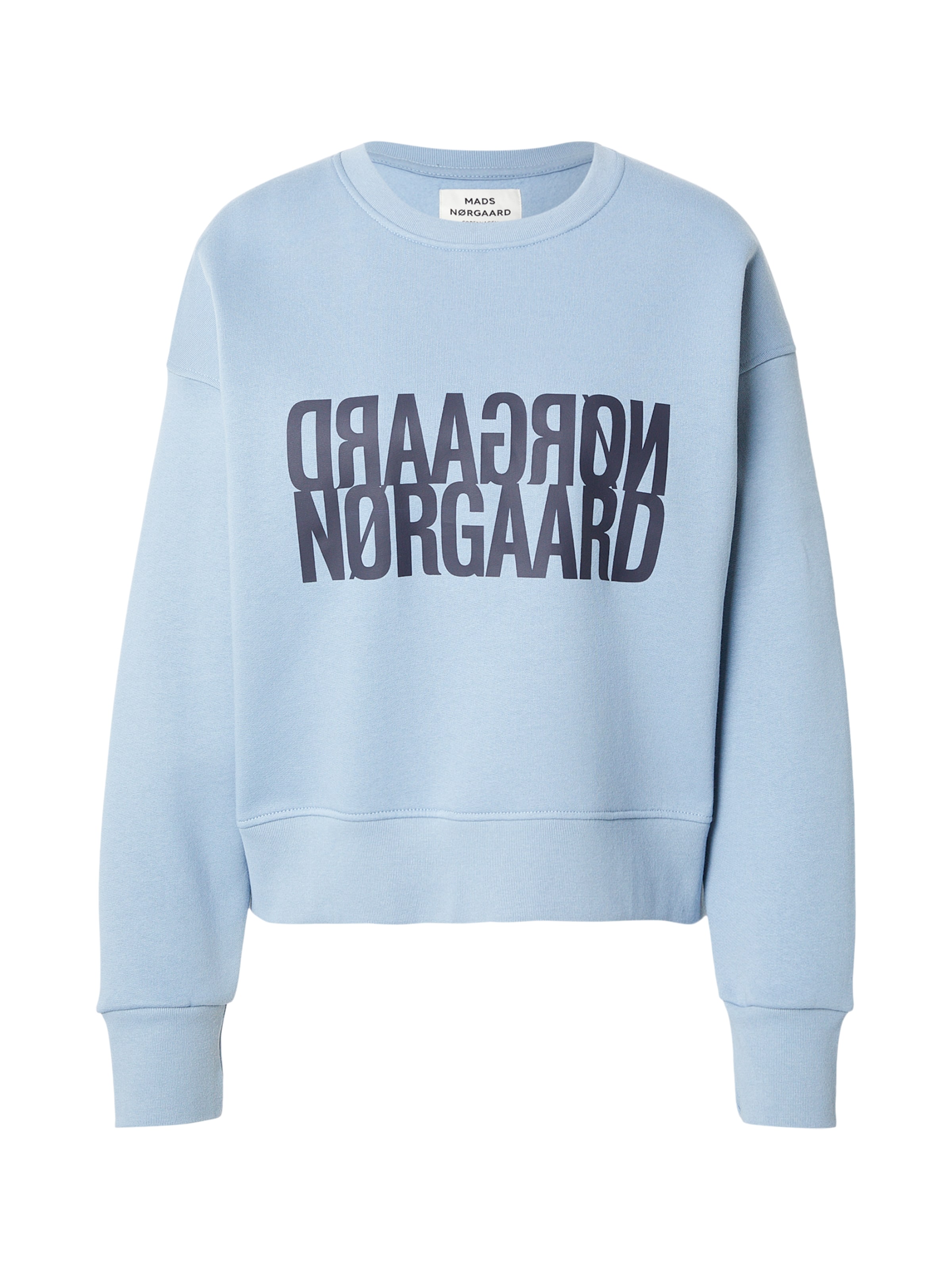 MADS NORGAARD COPENHAGEN Sweatshirt 'Tilvina' in Blue: front
