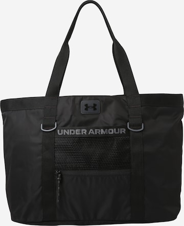 UNDER ARMOUR Αθλητική τσάντα 'Essentials' σε μαύρο: μπροστά
