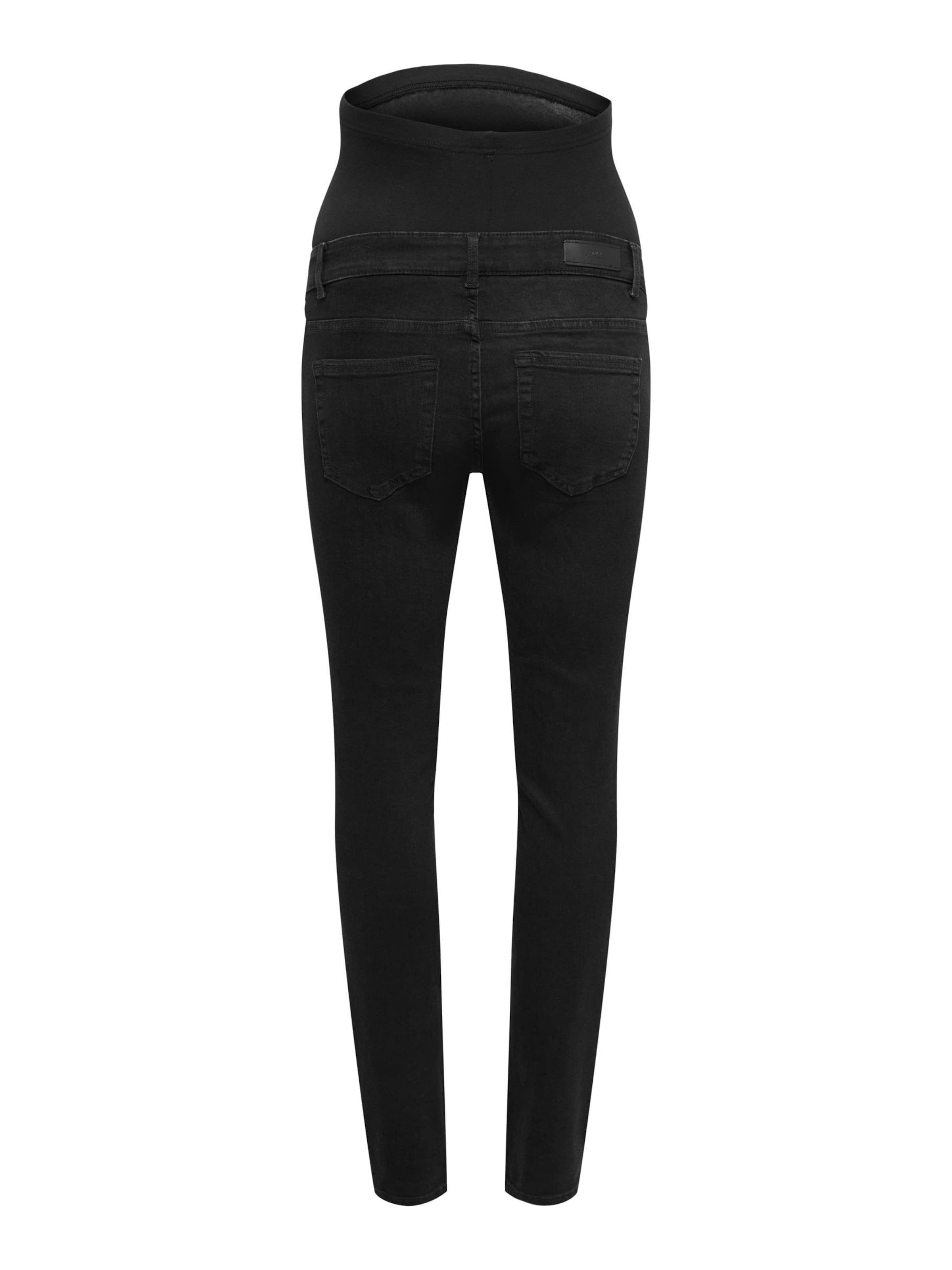 Only Maternity Skinny Jeans 'OLMBlush' in Zwart
