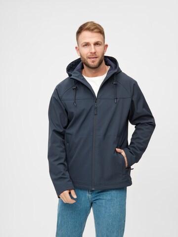 Derbe Between-Season Jacket 'Isleby' in Blue: front