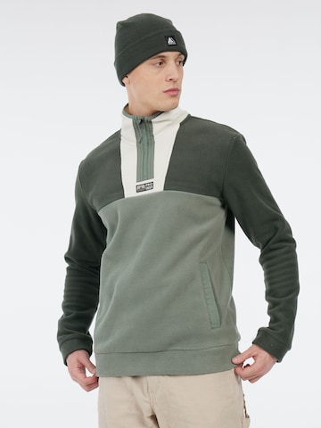 PROTEST Athletic Sweatshirt 'PRTLowton' in Green: front