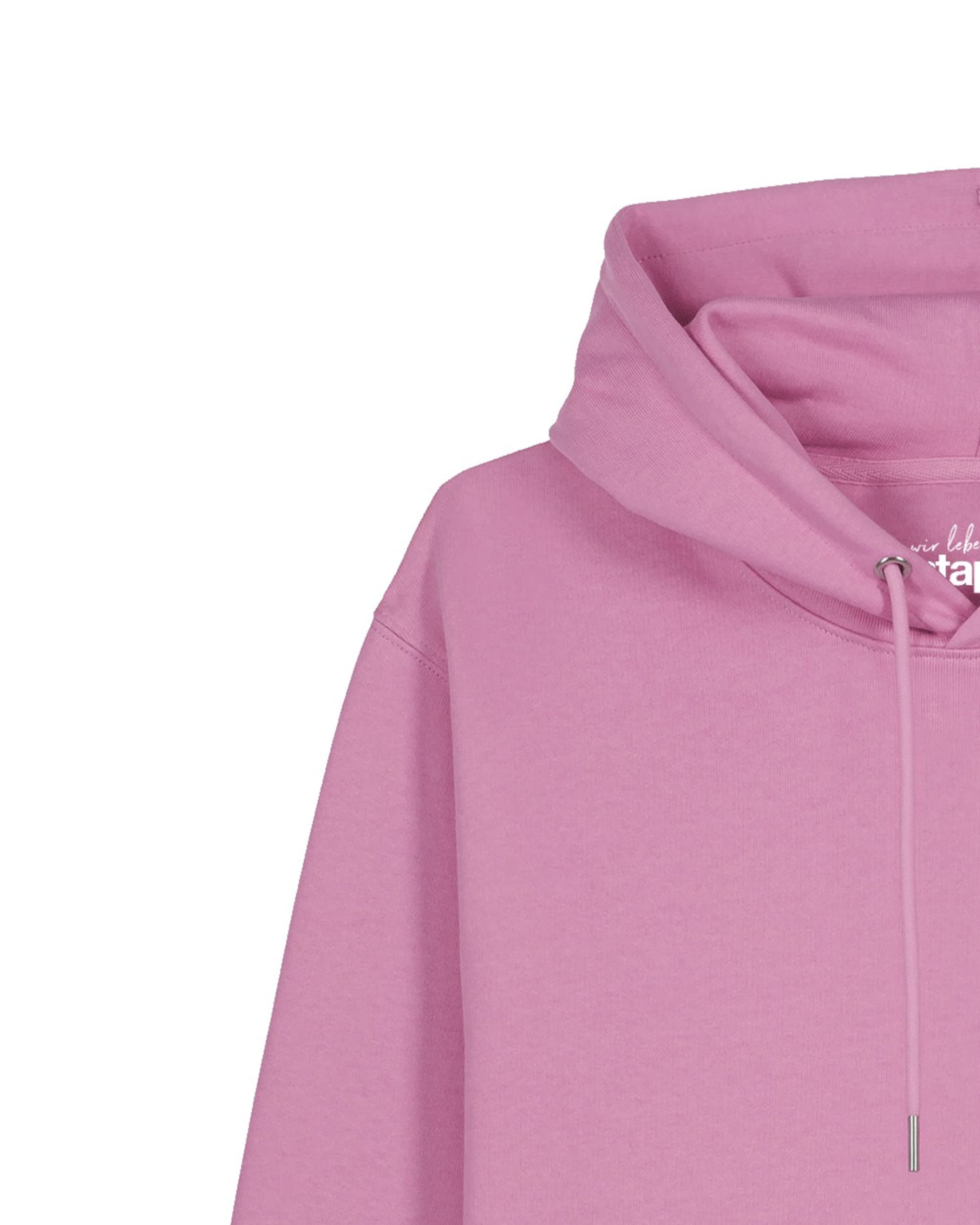 Felpa 'Pink Heart' di Watapparel in rosa