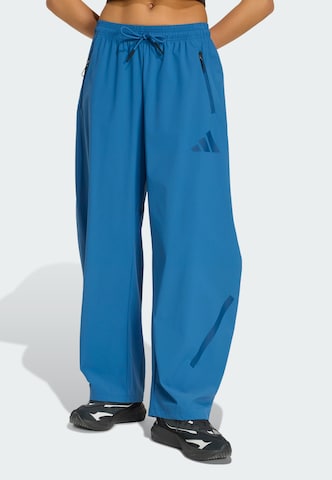 ADIDAS SPORTSWEAR - Pierna ancha Pantalón deportivo 'Z.N.E.' en azul