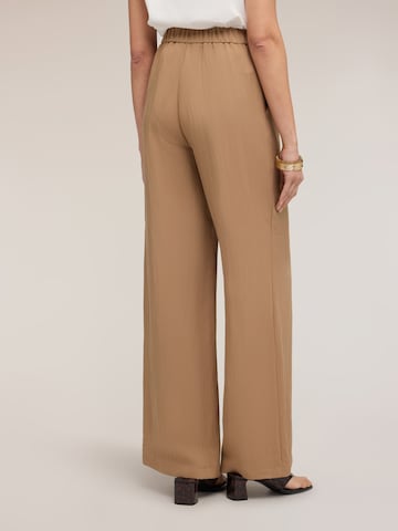 Wide Leg Pantalon MOTIVI en beige
