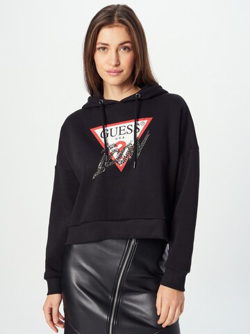 GUESS Sweatshirt in Schwarz: predná strana