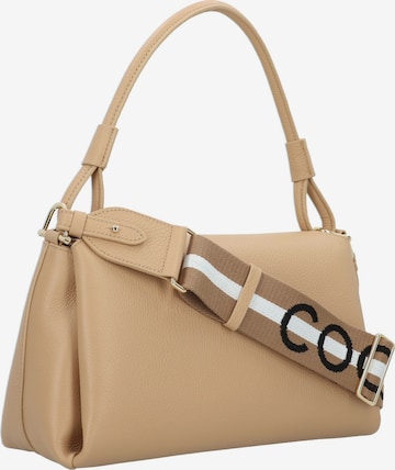 Coccinelle Schultertasche in Beige