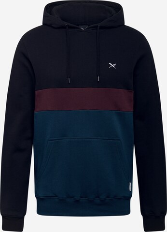 Sweat-shirt 'Court' Iriedaily en bleu : devant