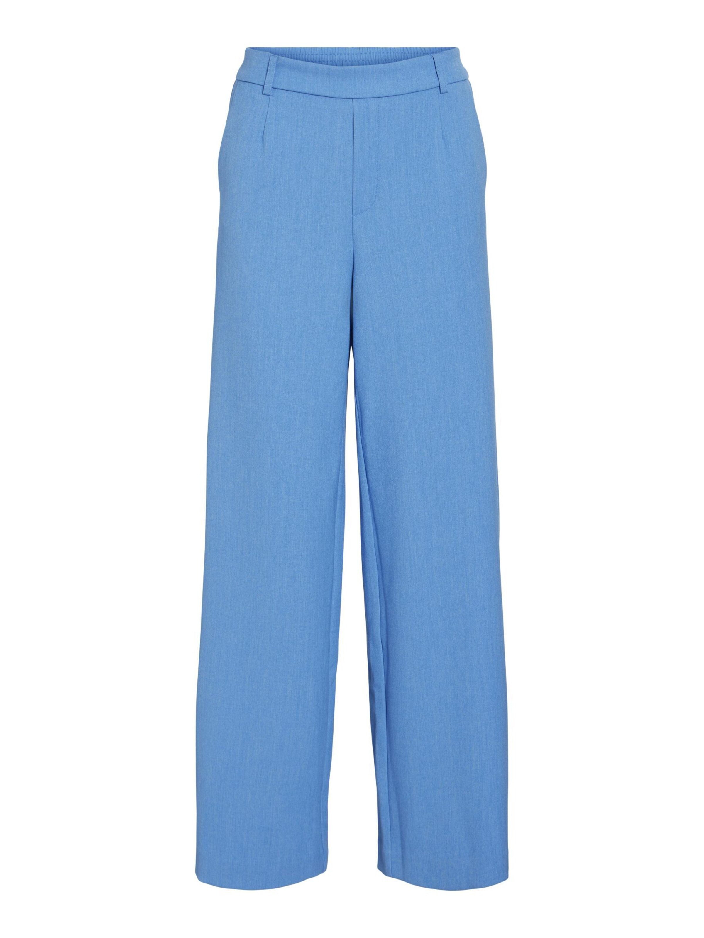 VILA Wide leg Pants 'VIVarone' in Blue: front