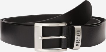 Ceinture MUSTANG en noir : devant