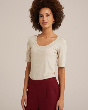WE Fashion - Camisa em bege: frente