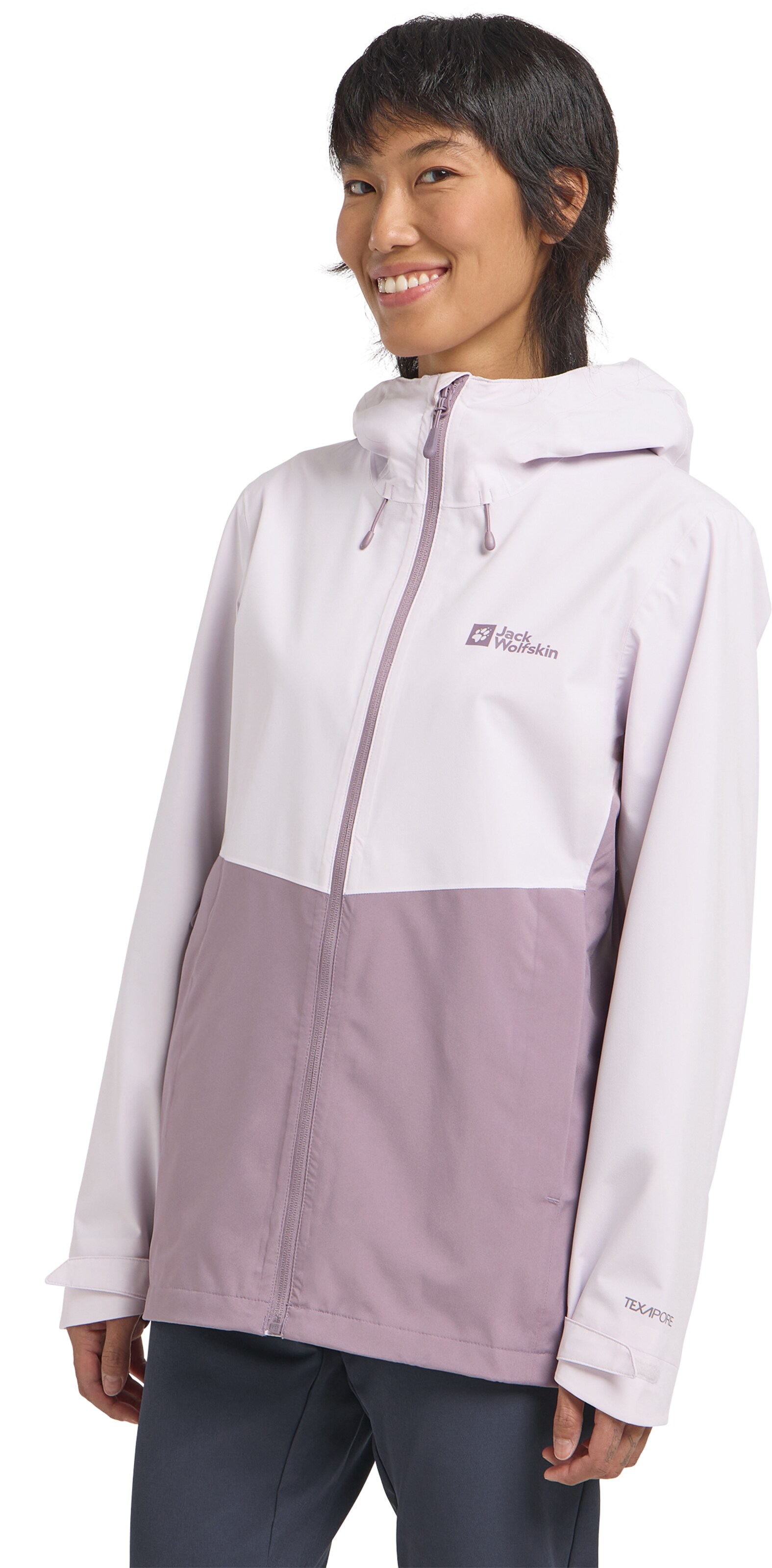JACK WOLFSKIN Outdoor Jacket 'Weiltal' in Purple: front