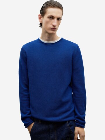 Adolfo Dominguez Shirt in Blauw: voorkant