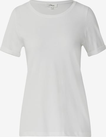 s.Oliver Shirt in Weiß: Vorderseite