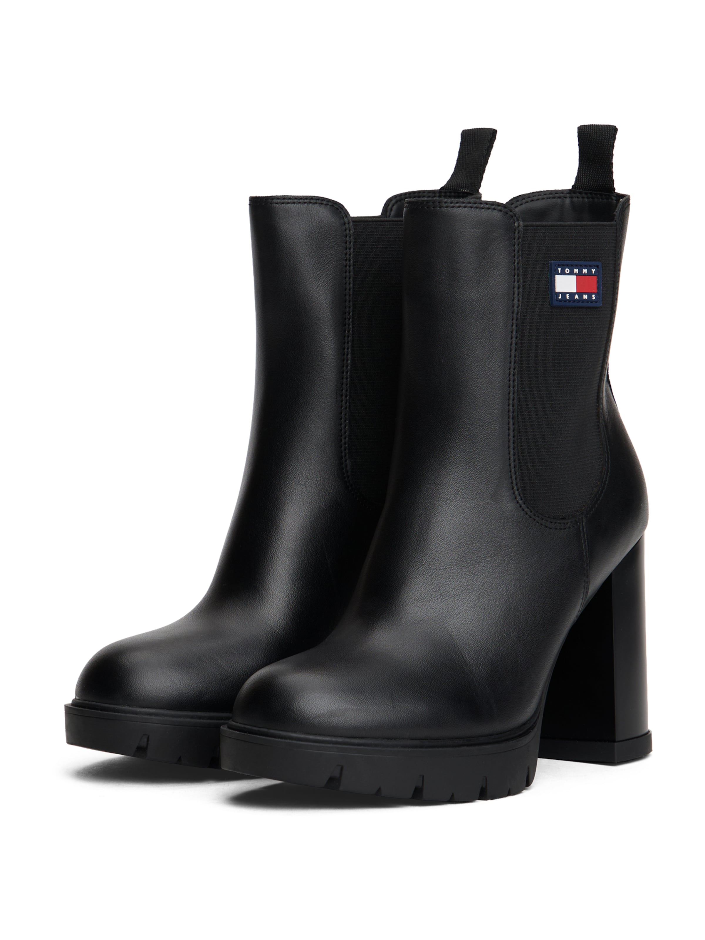 Tommy Jeans Ботинки челси в Черный
