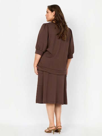 Sweat-shirt 'Sabina' Wasabi Concept en marron