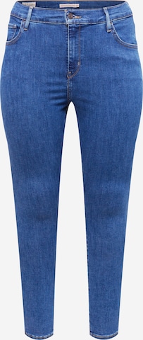 Levi's® Plus Jeans '720™ High Rise Super Skinny' in Blauw: voorkant