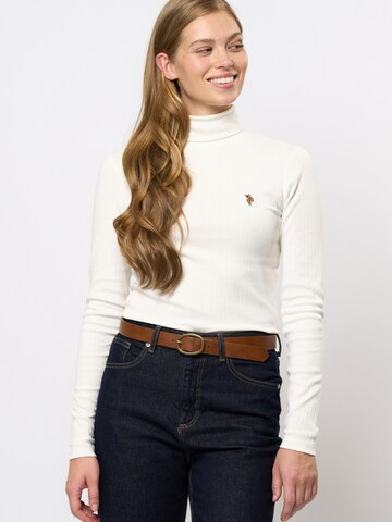 U.S. POLO ASSN. Neulepaita 'Karla' värissä valkoinen