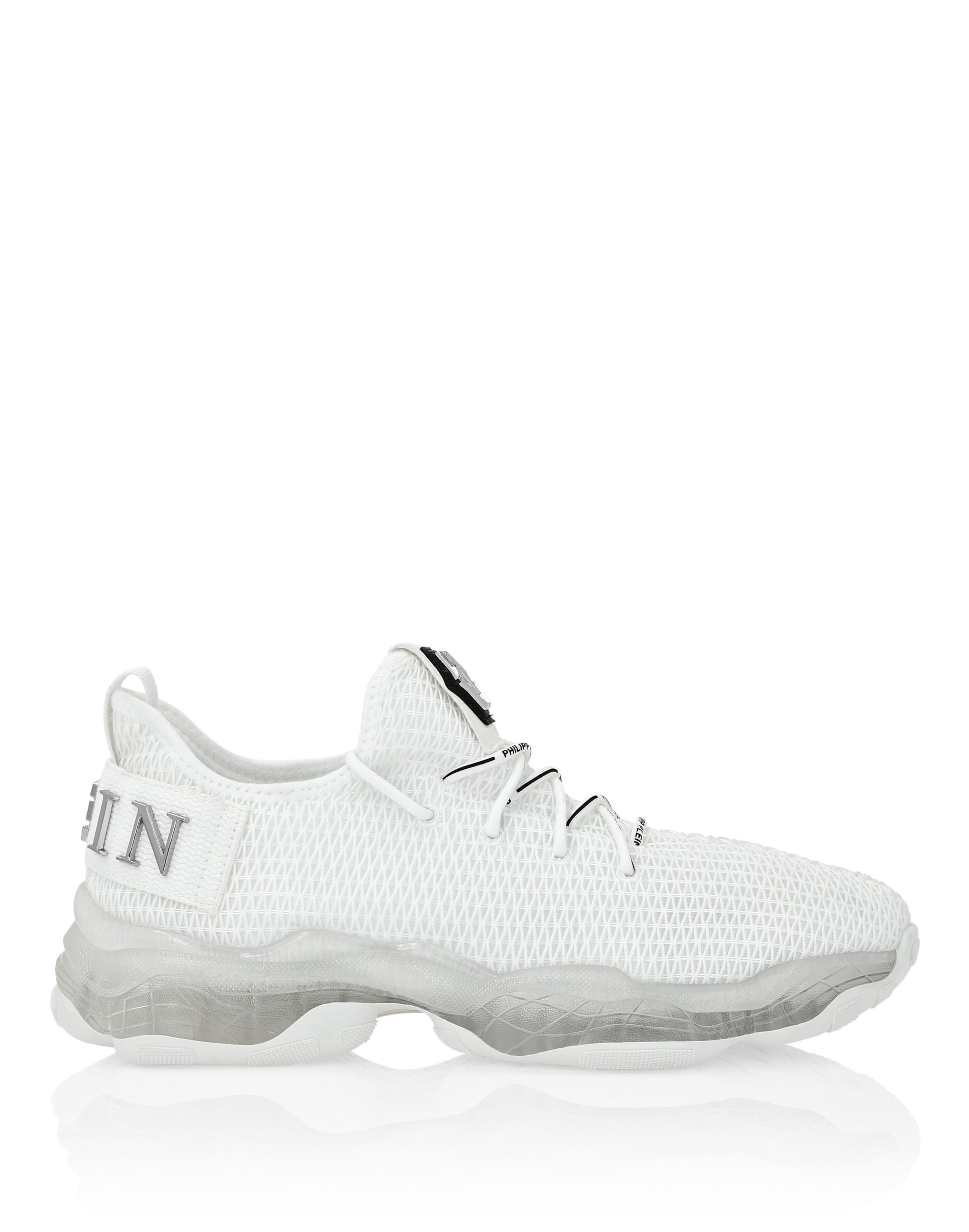 Philipp Plein - Sapatilhas baixas 'Hyper Shock' em branco