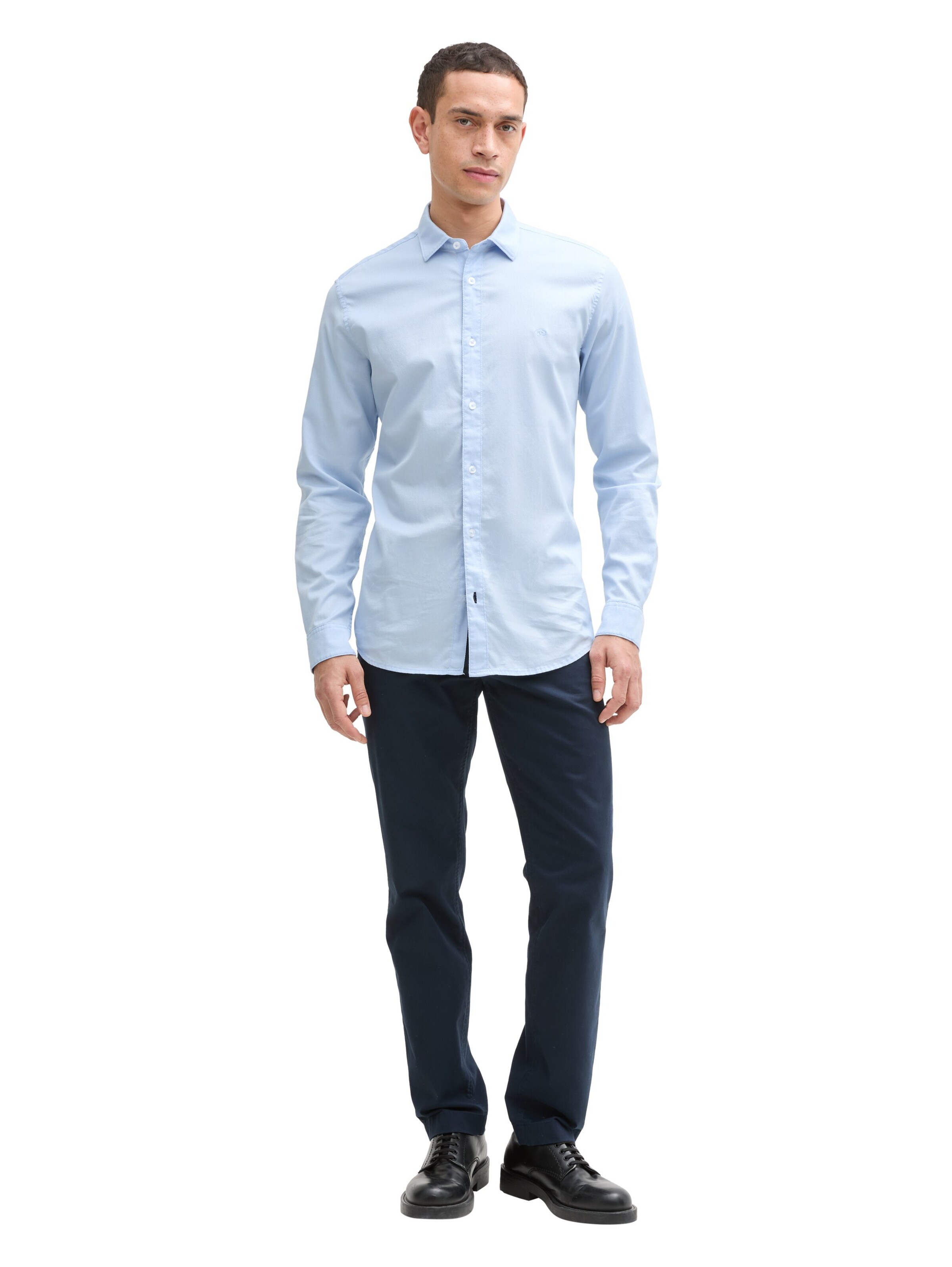 TOM TAILOR Slim fit Business Shirt in Blue