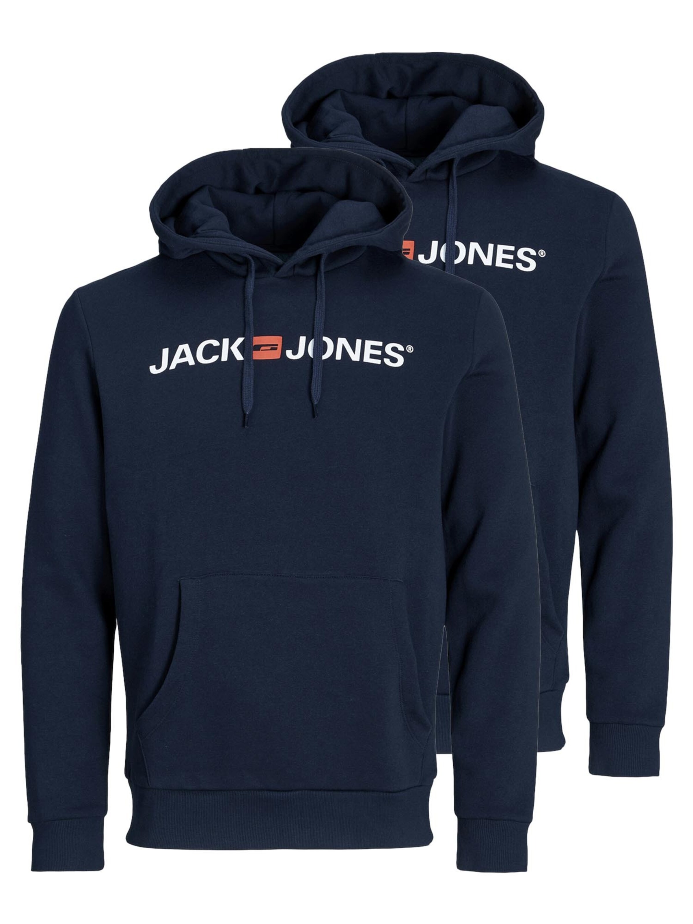 JACK & JONES Sweatshirt 'Corp' in Blue: front