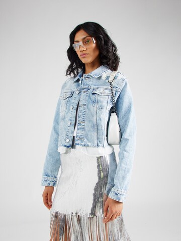 Tommy Jeans Jacke 'IZZIE' in Blau: Vorderseite