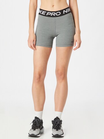 Skinny Pantalon de sport 'Pro 365' NIKE en gris : devant