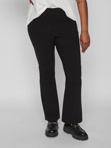 EVOKED Flared Pants 'Romi' in Black: front