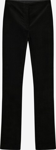 Coupe slim Pantalon 'Newcut' MANGO en noir : devant