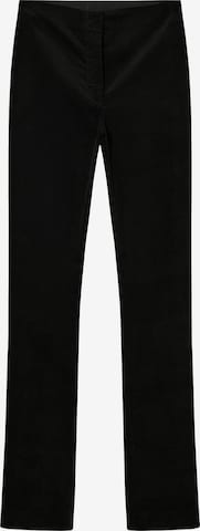 Pantaloni 'Newcut' de la MANGO pe negru: față