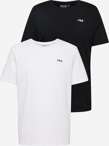 FILA Shirt 'Brod' in Zwart: voorkant