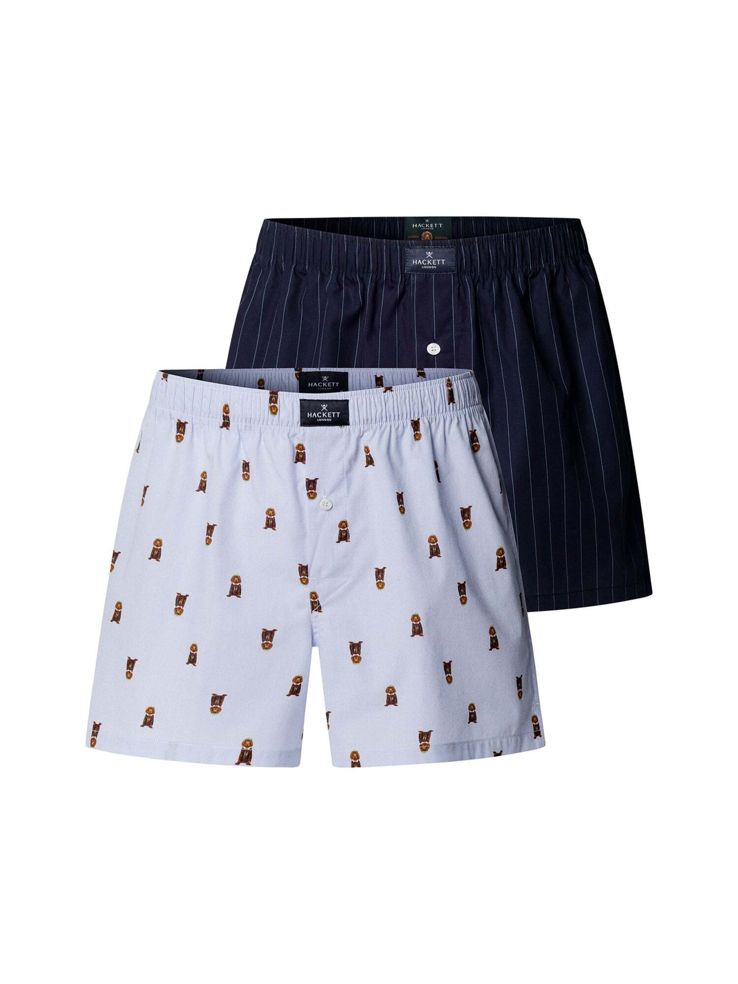 Hackett London Boxershorts in Blauw: voorkant