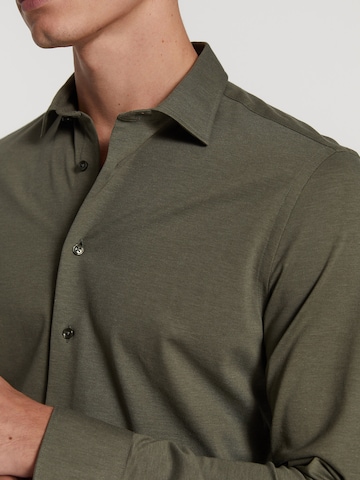 Shiwi - Ajuste estrecho Camisa 'Pablo' en verde