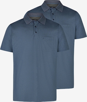 Ragman Shirt 'Basic' in Blue: front
