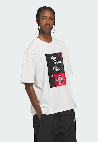 ADIDAS PERFORMANCE - Camiseta funcional 'Anthony Edwards Archive' en blanco: frente