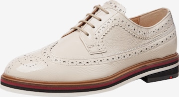 LLOYD Lace-Up Shoes in Beige: front