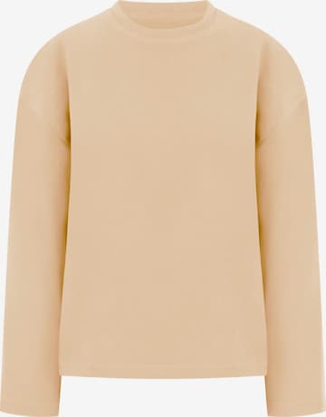 T-shirt Smilodox en beige : devant