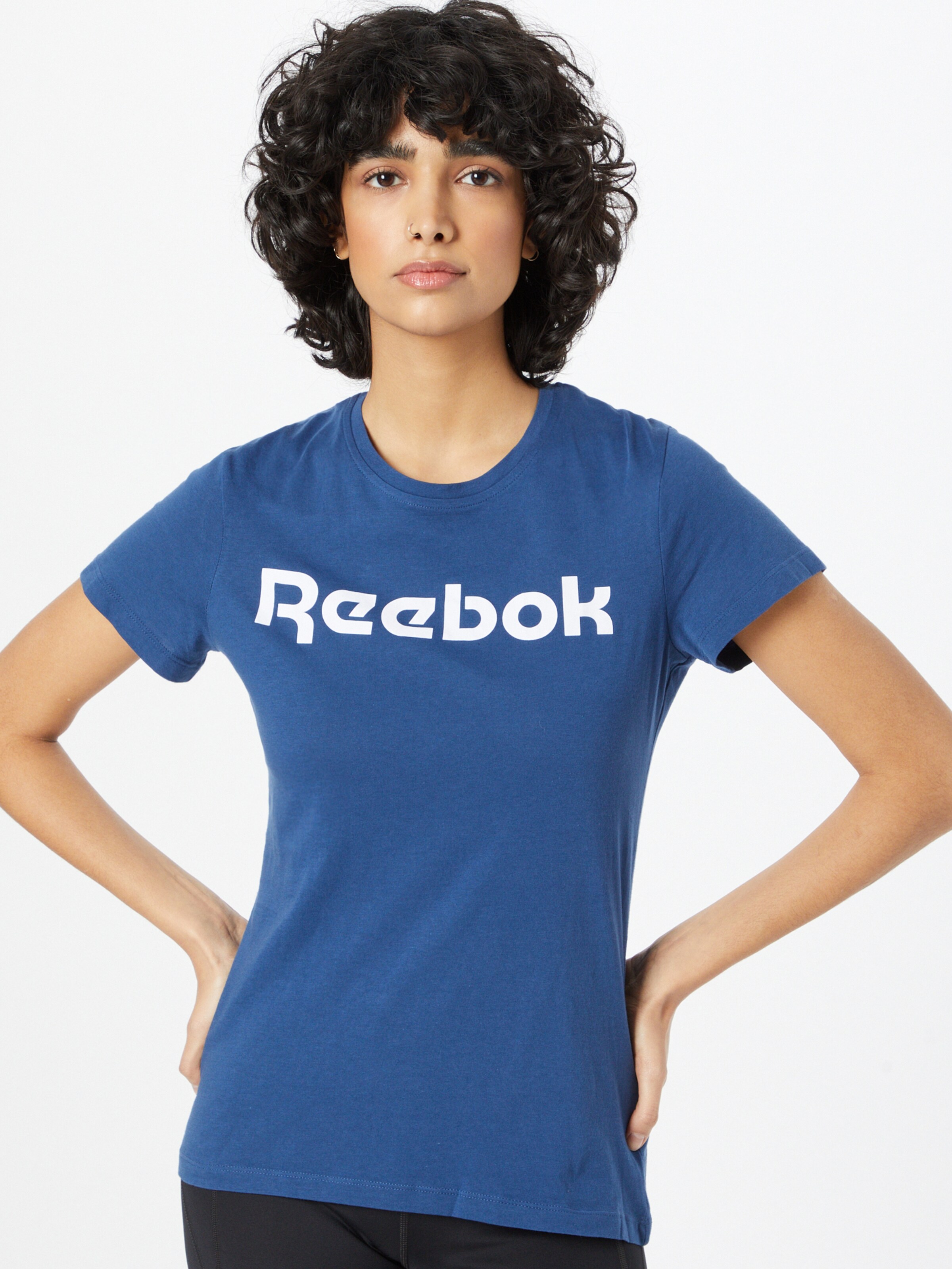 Reebok Sport Sportshirt in Blau | ABOUT YOU