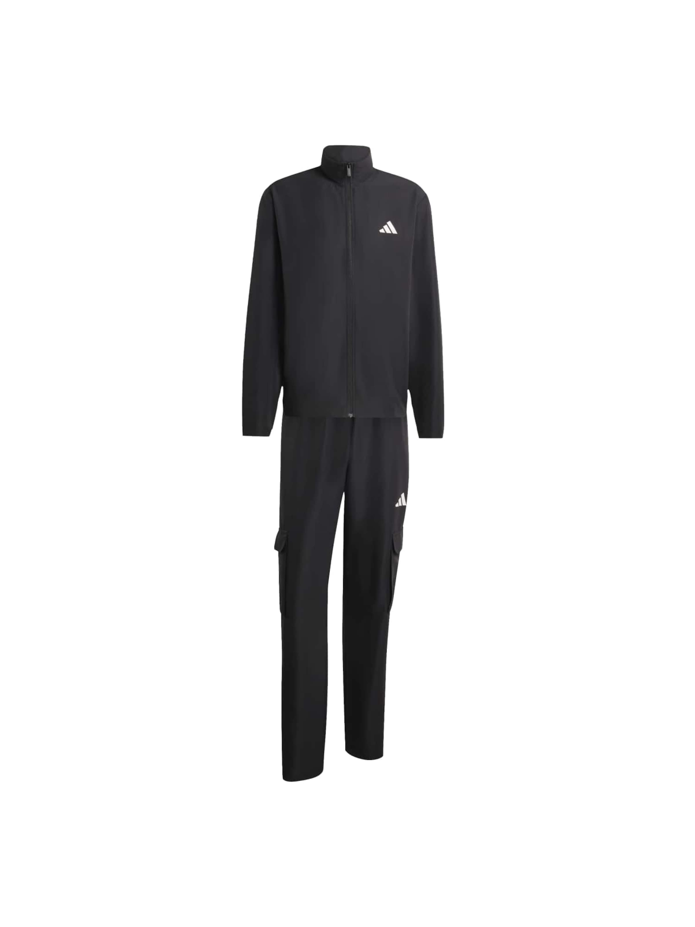 ADIDAS SPORTSWEAR Trainingsanzug in Schwarz: Vorderseite