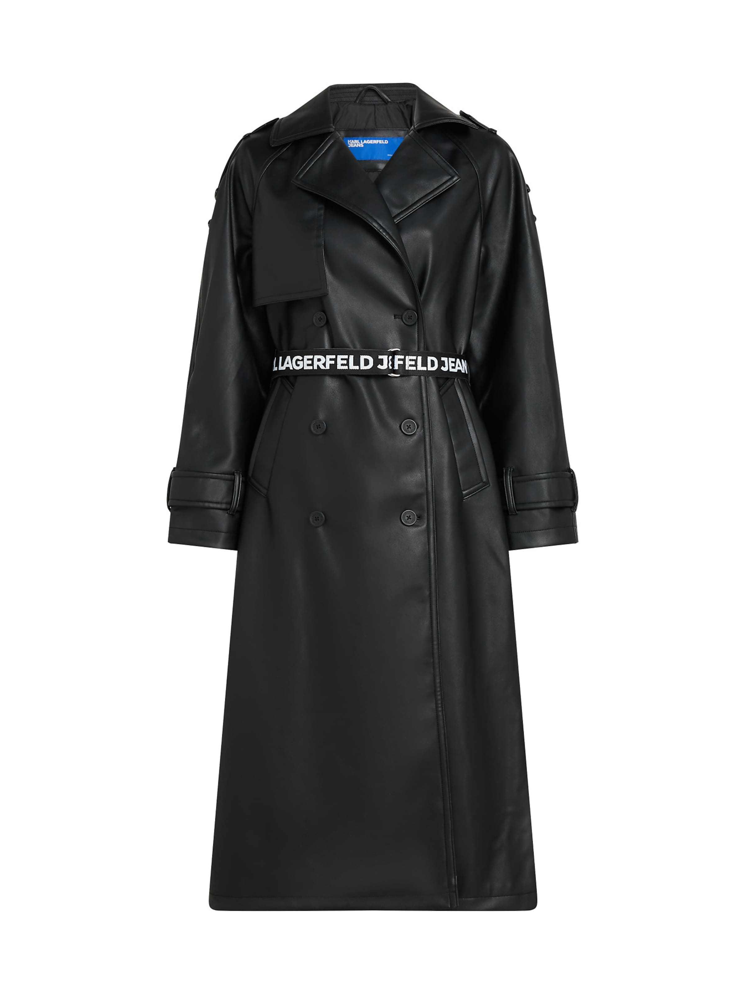 KARL LAGERFELD JEANS Övergångskappa i svart / vit, Produktvy