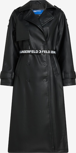 KARL LAGERFELD JEANS Starpsezonu mētelis, krāsa - melns / balts, Preces skats