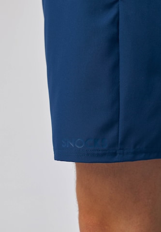 SNOCKS Regular Shorts in Blau