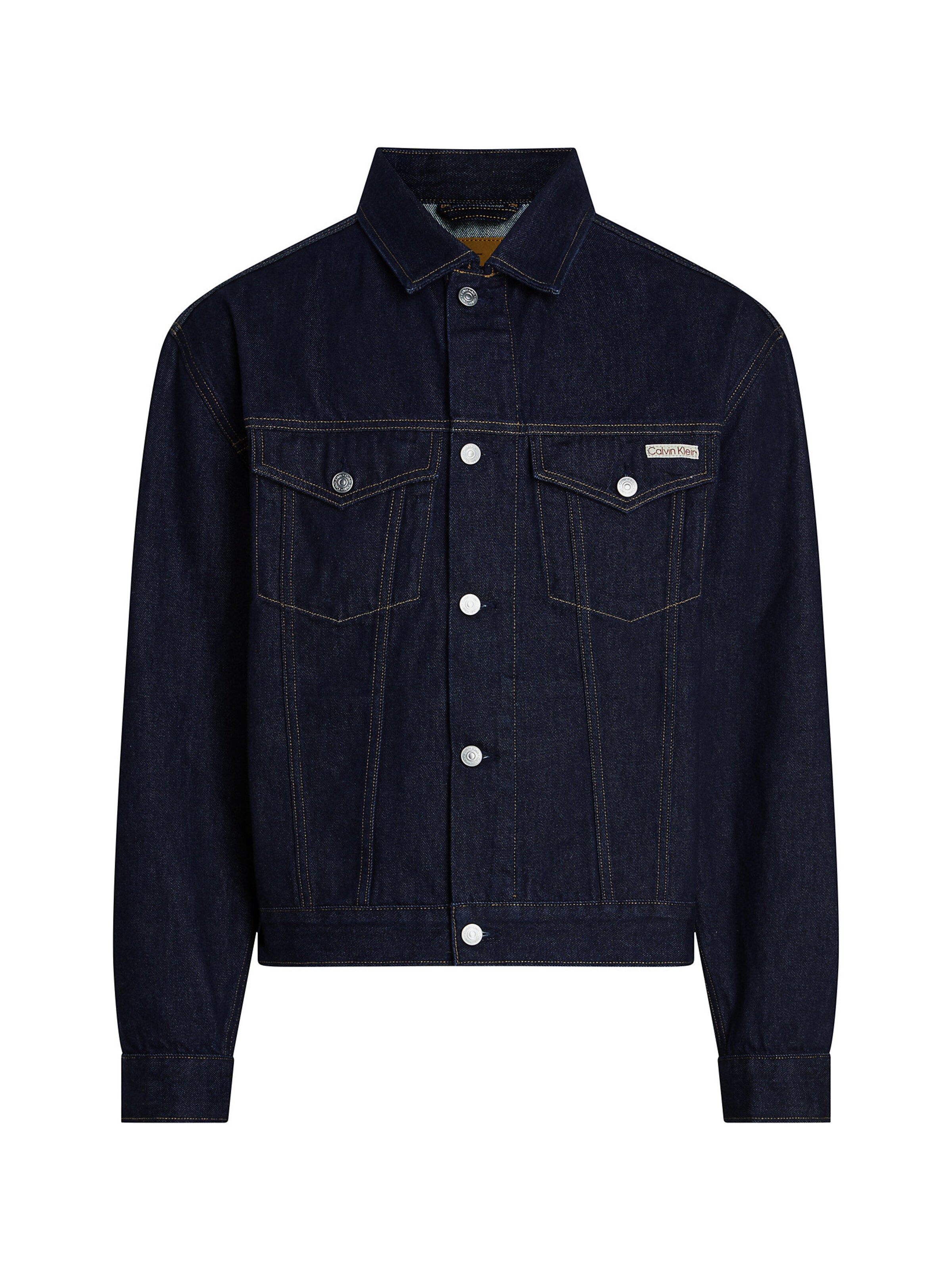 Calvin klein jeans men's denim trucker jacket sales